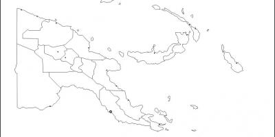 Карта Папуа Новая Гвинея карта наброски