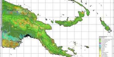 Карта Папуа Новая Гвинея климат