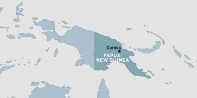 Карта горока Папуа-Новая Гвинея