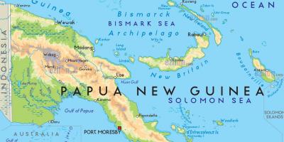 Карта порт-морсби Папуа Новая Гвинея