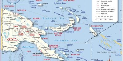 Карта тари Папуа-Новая Гвинея 
